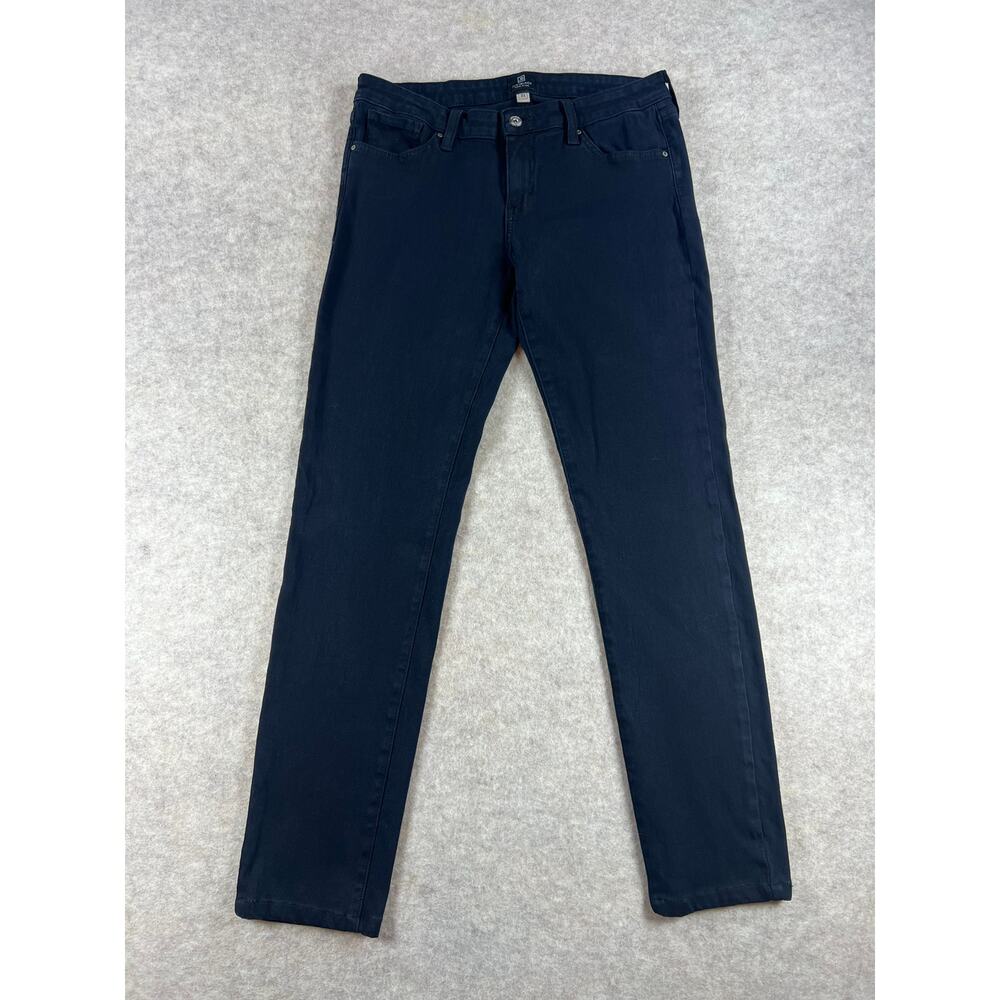 Just Black Black Denim Low Rise Skinny Jeans Stretch Size 31